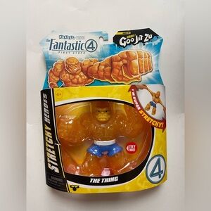 Heroes of Goo Jit Zu Marvel Fantastic Four The Thing Action Figure Broken Box